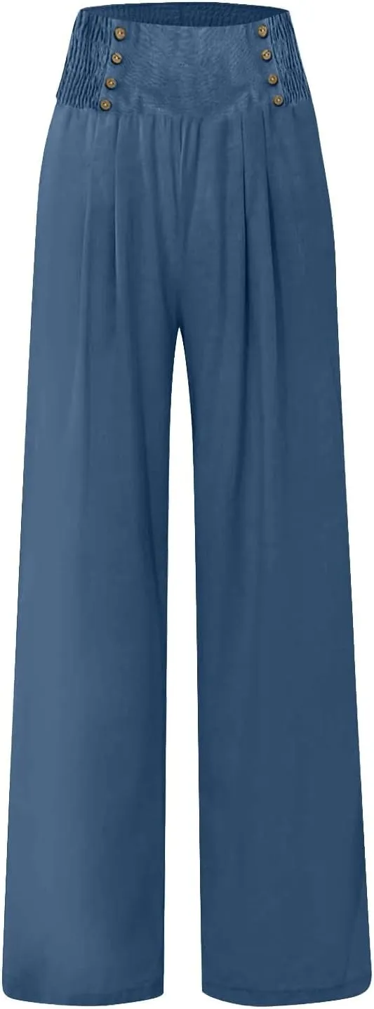 Women's Straight Leg Pants Winter flexie Hiking Thermal with Pockets Wide Leg Straight Leg
