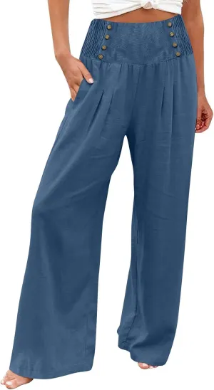 Women's Straight Leg Pants Winter flexie Hiking Thermal with Pockets Wide Leg Straight Leg