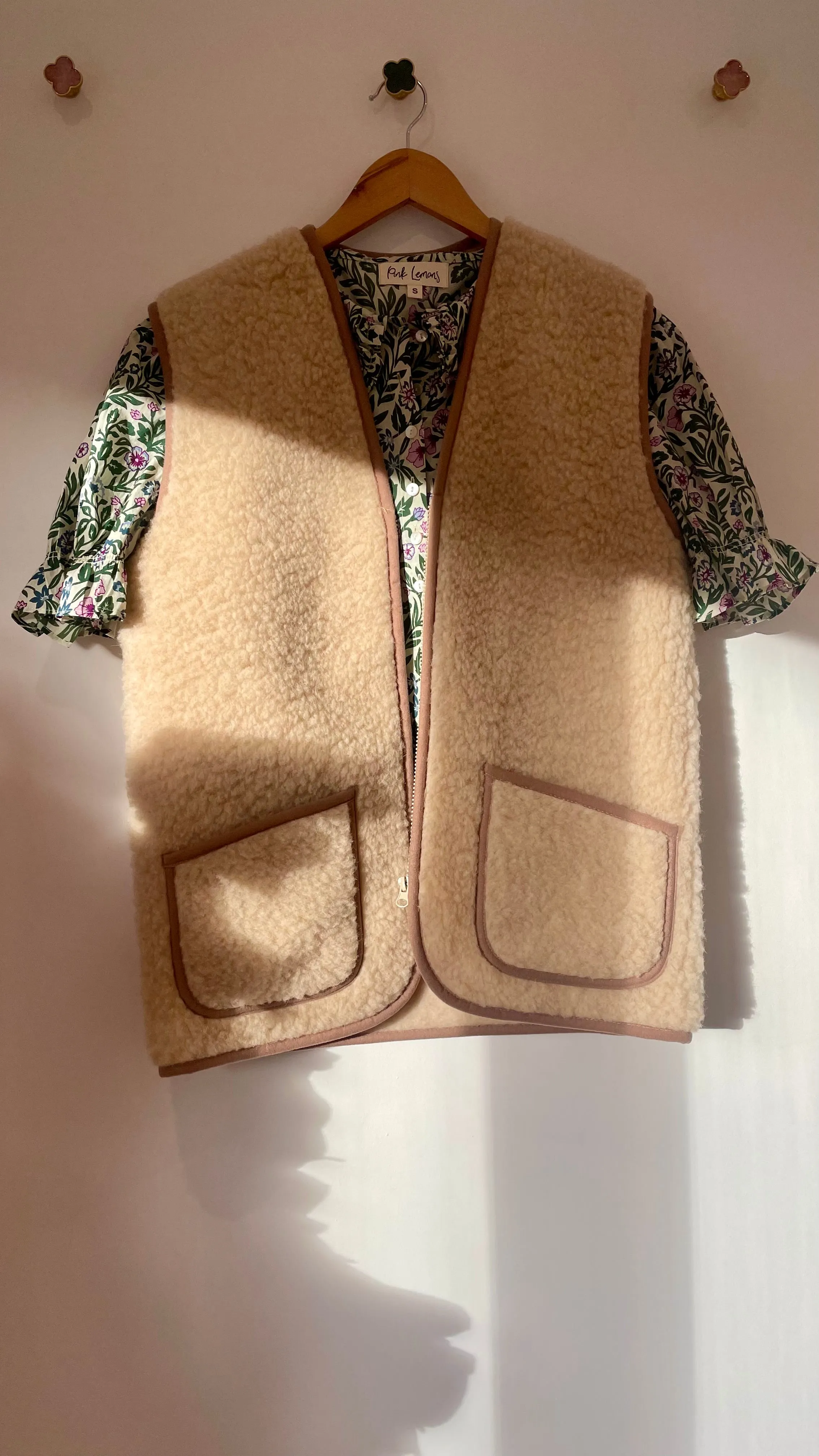 Wool Gilet - Beige