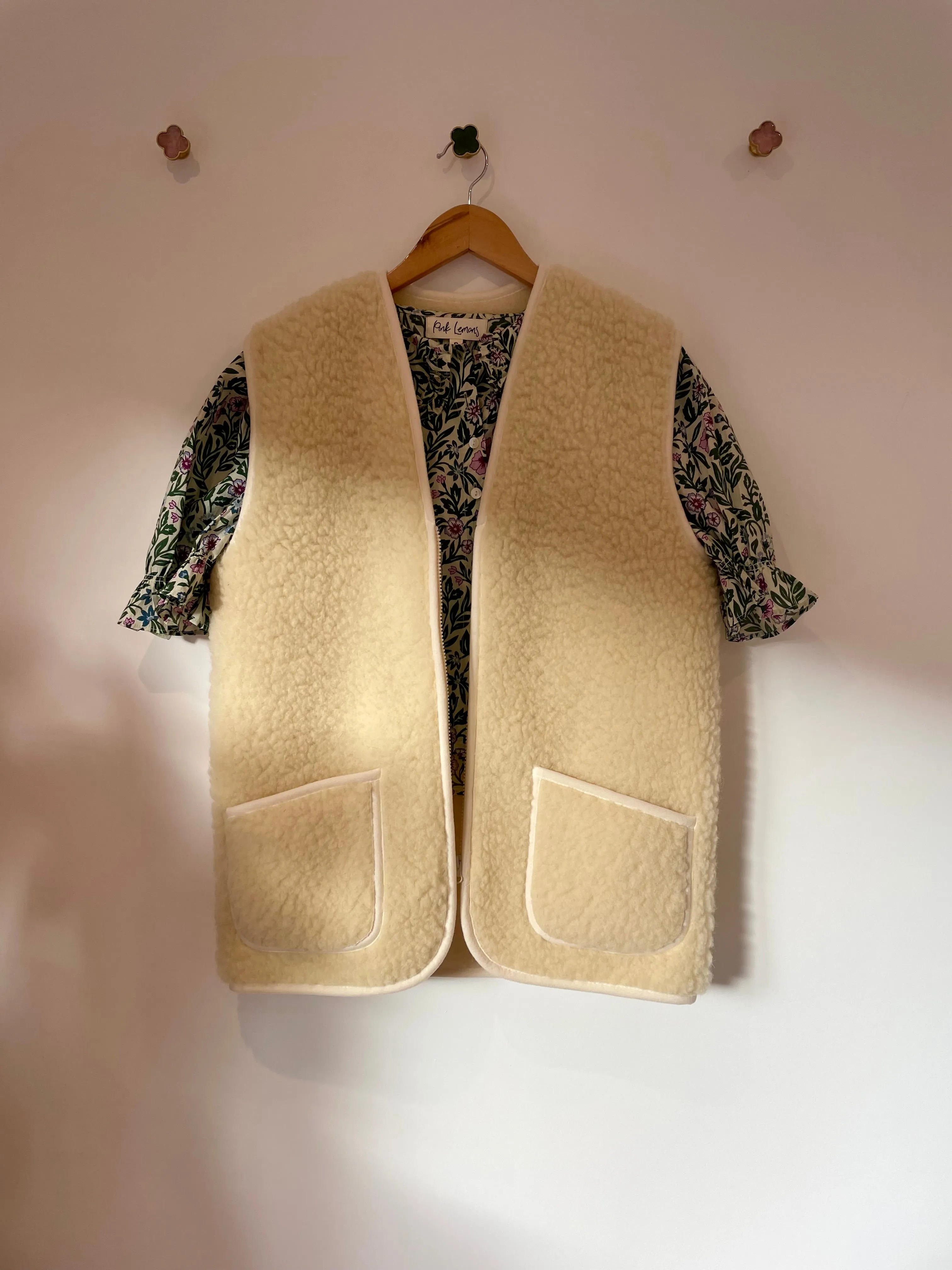 Wool Gilet - Natural