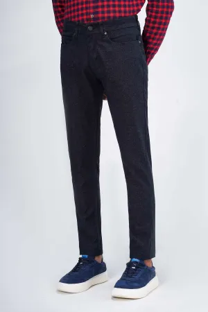 WOOLEN 5-POCKET PANT DENIM BLUE