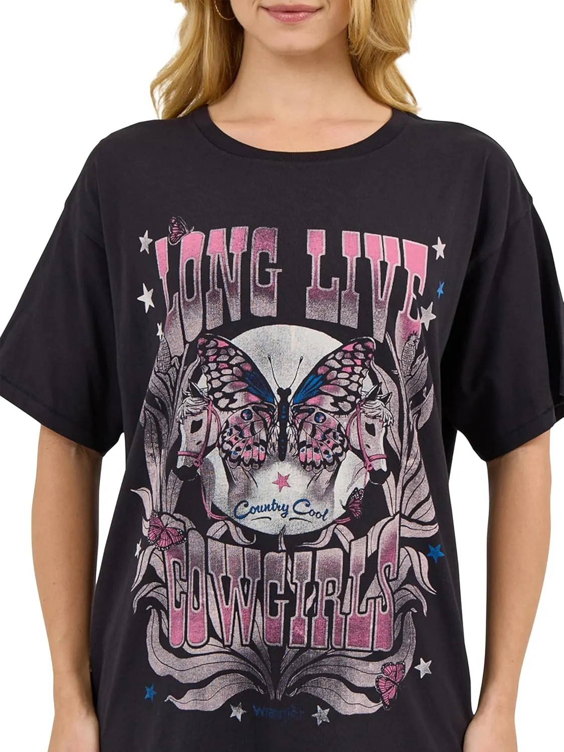 Wrangler Women's X Lainey Wilson Oversized Graphic Tee