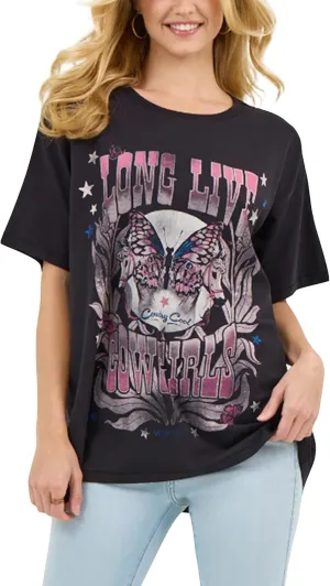 Wrangler Women's X Lainey Wilson Oversized Graphic Tee