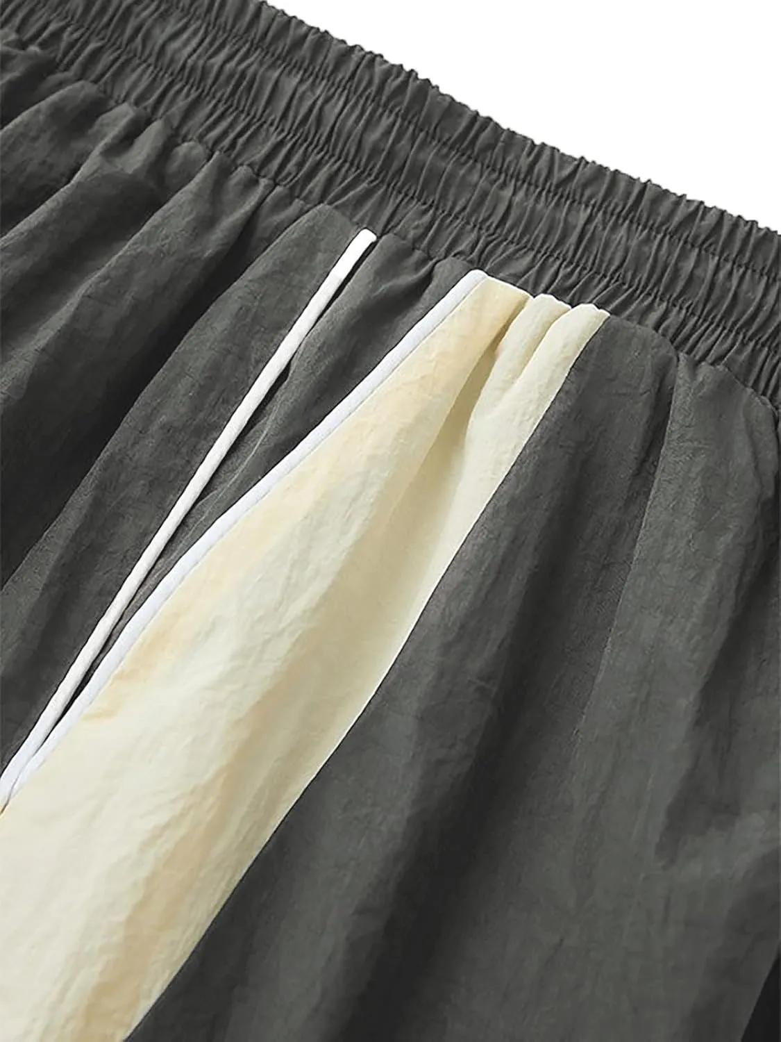 Xineicy Y2K Baggy Pants for Women Vintage Sweatpants Wide Leg Parachute Pants Hip Pop Cargo Pants