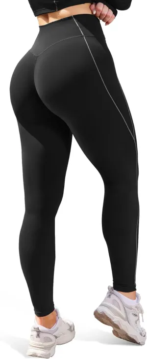 YEOREO Hoida Women's High Waisted Butt Lifting Active Leggings with Contour - Soft, Breathable Yoga Pants