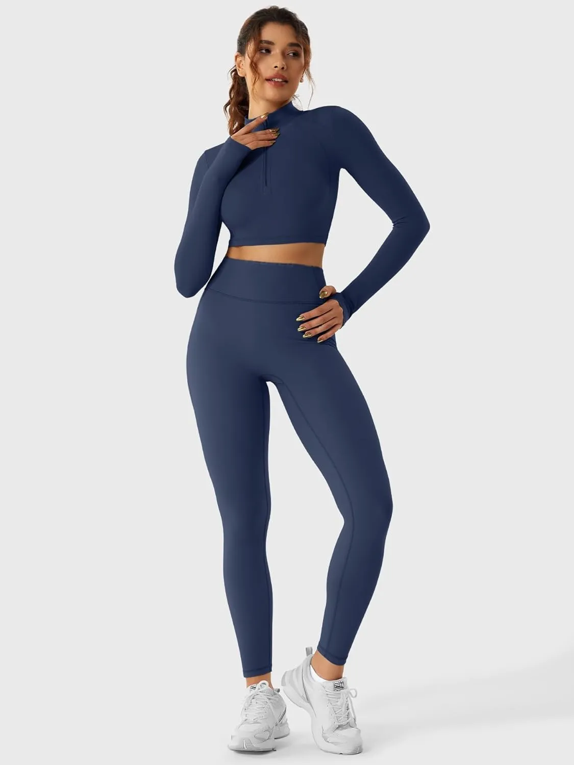 YEOREO Hoida Women's High Waisted Butt Lifting Active Leggings with Contour - Soft, Breathable Yoga Pants