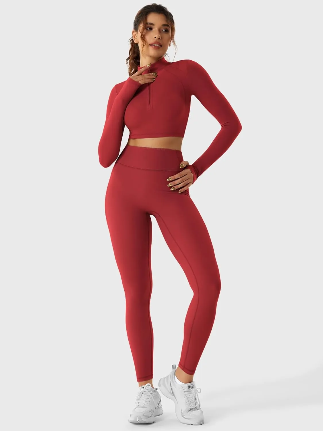 YEOREO Hoida Women's High Waisted Butt Lifting Active Leggings with Contour - Soft, Breathable Yoga Pants