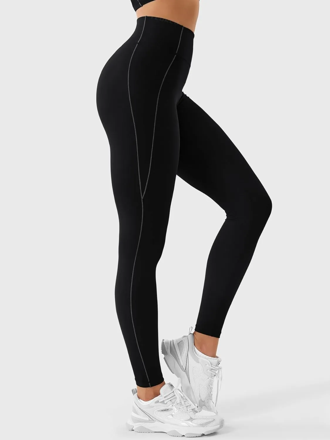 YEOREO Hoida Women's High Waisted Butt Lifting Active Leggings with Contour - Soft, Breathable Yoga Pants