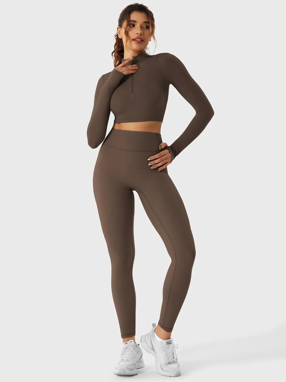 YEOREO Hoida Women's High Waisted Butt Lifting Active Leggings with Contour - Soft, Breathable Yoga Pants