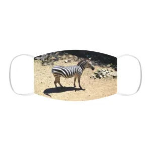 Zebra Snug-Fit Polyester Face Mask